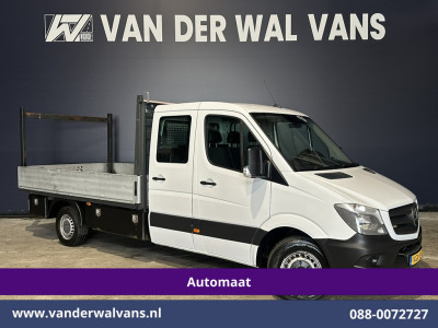 Mercedes-Benz Sprinter 316 CDI 164pk Automaat Pick Up 3500kg Trekhaak Open Laadbak Airco | Bijrijdersbank