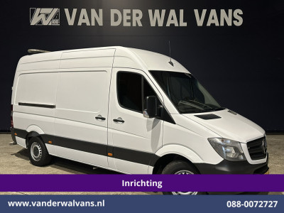 Mercedes-Benz Sprinter 316 CDI 164pk L2H2 inrichting Euro6 Airco | 2800kg trekhaak | Cruisecontrol Parkeersensoren, Chauffeursstoel