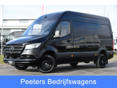 Mercedes-Benz Sprinter 317 1.9 CDI L2H2 Black Edition RWD Cruise, Camera,10.5 Multimedia, Carplay, LED, Standkachel, Multimedia, 170pk, Automaat, UNIEK!