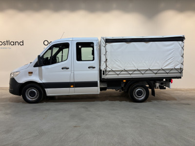 Mercedes-Benz Sprinter 317 CDI L2 DC Open Laadbak met Huif en schuifzeilen / Airco / Cruise / Mbux / Trekhaak 2