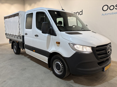 Mercedes-Benz Sprinter 317 CDI L2 DC Open Laadbak met Huif en schuifzeilen / Airco / Cruise / Mbux / Trekhaak 20