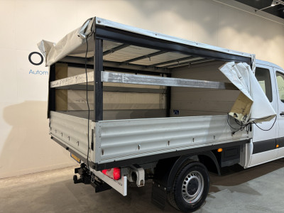 Mercedes-Benz Sprinter 317 CDI L2 DC Open Laadbak met Huif en schuifzeilen / Airco / Cruise / Mbux / Trekhaak 7