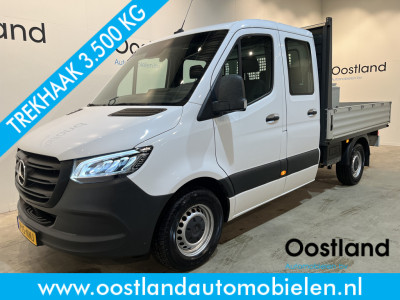 Mercedes-Benz Sprinter 317 CDI L2 RWD DC Dubbel Cabine Open Laadbak / Euro 6 / Trekhaak 3500 KG / Airco / Cruise Control / CarPlay / DC 6 Pers. / 82.000 KM !!