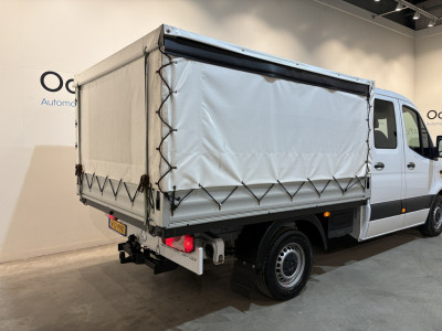 Mercedes-Benz Sprinter 317 CDI L2 RWD DC Open Laadbak met Huif en schuifzeilen / Airco / Cruise / Mbux / Trekhaak 4
