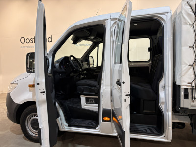 Mercedes-Benz Sprinter 317 CDI L2 RWD DC Open Laadbak met Huif en schuifzeilen / Airco / Cruise / Mbux / Trekhaak 8
