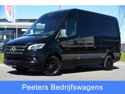 Mercedes-Benz Sprinter 319 1.9 CDI L2H2 RWD Black Edition Full Options! 360 Camera, Adaptieve Cruise, LED, Standkachel, Carplay, 190pk, Voorruit verwarming, Uniek!