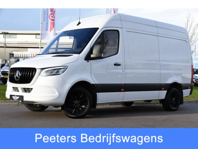 Mercedes-Benz Sprinter 319 3.0 V6 CDI L2H2 RWD AMG Edition Camera, Cruise, Carplay, 190pk, Automaat, Multimedia, LED, Stoelverwarming, Standkachel, Uniek!