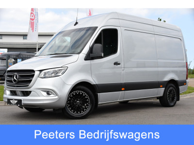 Mercedes-Benz Sprinter 319 V6 3.0 CDI L2H2 PB Edition 360 Camera, Camera, Carplay, LED, Leder, 10,5 Mbux, Standkachel, Trekhaak, Uniek!