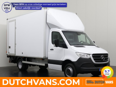 Mercedes-Benz Sprinter 515CDI Automaat Dubbellucht Bakwagen | Laadklep | Multimedia | Camera | Airco | Dakspoiler | Cruise | Zijdeur