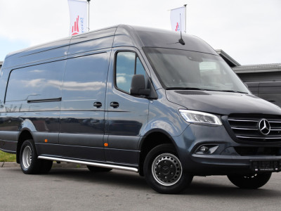 Mercedes-Benz Sprinter 519 V6 3.0 CDI L4H2 PB Edition N1, 360 Camera, Cruise, Carplay, 10,5 Mbux, Automaat, Sensoren, 190pk, Elektrische deur, Stoelverwarming, Geveerde stoel, Uniek! 319 5