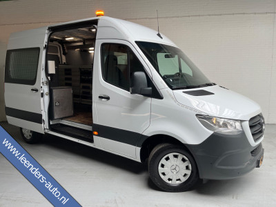 Mercedes-Benz Sprinter Automaat Servicewagen 314 2.2 CDI 140PK L2H2 euro6 BOTT, Victron V230, Standkachel Trekhaak RIJKLAARPRIJS 2