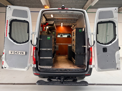 Mercedes-Benz Sprinter Automaat Servicewagen 314 2.2 CDI 140PK L2H2 euro6 BOTT, Victron V230, Standkachel Trekhaak RIJKLAARPRIJS foto 2
