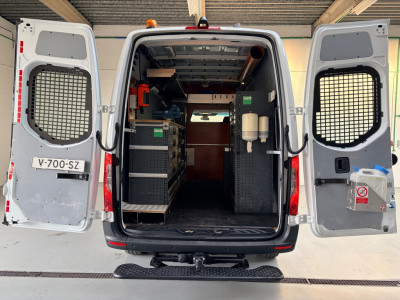 Mercedes-Benz Sprinter Automaat Servicewagen 314 2.2 CDI 140PK L2H2 euro6 BOTT, Victron V230, Standkachel Trekhaak RIJKLAARPRIJS foto 2