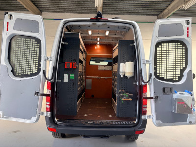 Mercedes-Benz Sprinter L1H2 Automaat Servicewagen 314 2.2 CDI 140PK euro6 BOTT, Victron V230, Standkachel, RIJKLAARPRIJS foto 2