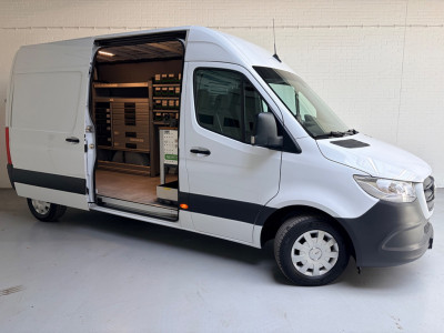 Mercedes-Benz Sprinter Servicewagen Automaat 311 2.2 CDI euro6 L2H2 3Persoons, Inrichting, Omvormer V230, Oprijplaat RIJKLAARPRIJS foto 15