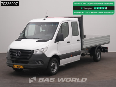 Mercedes-Benz Sprinter 311 CDI Open Laadbak Dubbele Cabine AC/Climate MBUX Navi CarPlay Euro6 Openlaadbak Pritsche Pickup Airco
