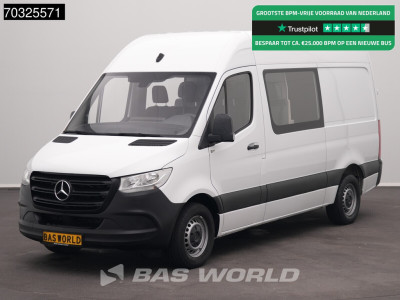 Mercedes-Benz Sprinter 314 CDI Automaat Dubbel Cabine L2H2 3,5t Trekhaak Airco Cruise Camera MBUX CarPlay Euro6 DC Doka Mixto Airco Trekhaak Cruise control