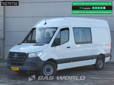Mercedes-Benz Sprinter 314 CDI Automaat L2H2 Dubbel Cabine Trekhaak Airco Cruise MBUX L2 Doka Mixto 9m3 Airco Dubbel cabine Trekhaak Cruise control