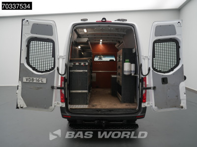 Mercedes-Benz Sprinter 314 CDI Automaat L2H2 Werkplaatsinrichting AC/Climate MBUX Carplay Cruise Camera Trekhaak Euro6 L2 Airco Trekhaak Cruise control foto 9