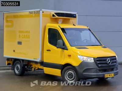 Mercedes-Benz Sprinter 314 CDI Bakwagen Gekoeld Vriezer Automaat Carrier Xarios 300 230V Stekker Achtedeuren Airco Euro6 Koel Koeler Kühl Kühler Vries Frigo Airco foto 3