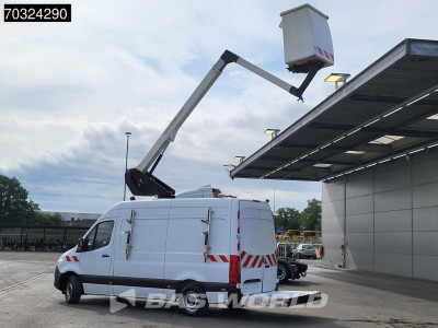 Mercedes-Benz Sprinter 314 CDI Hoogwerker 11m Werkhoogte Trekhaak Airco Cruise Camera Euro6 Arbeitsbuhne Hubarbeitsbuhne 1Personen Airco Trekhaak Cruise control 8