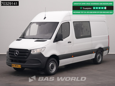 Mercedes-Benz Sprinter 315 CDI Automaat Dubbel Cabine L2H2 Trekhaak Airco Cruise Camera MBUX CarPlay Euro6 L2 DC Doka Mixto Airco Trekhaak Cruise control