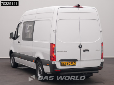 Mercedes-Benz Sprinter 315 CDI Automaat Dubbel Cabine L2H2 Trekhaak Airco Cruise Camera MBUX CarPlay Euro6 L2 DC Doka Mixto Airco Trekhaak Cruise control 6