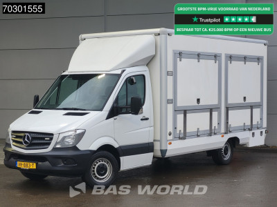 Mercedes-Benz Sprinter 316 CDI Automaat Zijdeur Lowliner Bakwagen Achterdeuren Navi Airco Camera APK 08-2026 Verkoopwagen Foodtruck Meubelbak Koffer Airco