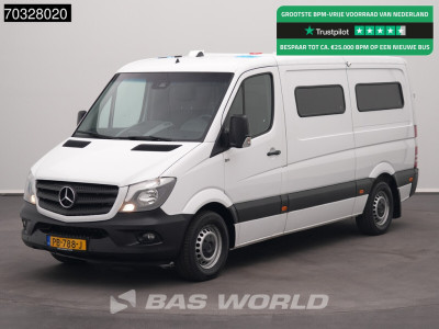 Mercedes-Benz Sprinter 316 CDI Personenbus Automaat 4-Persoons Kantoor L2H1 160PK Airco Cruise Parkeersensoren v+a Euro6 Passenger Transport Taxi TV Airco Cruise control