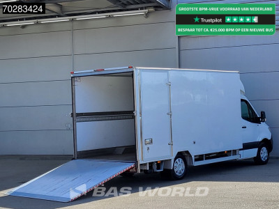 Mercedes-Benz Sprinter 316 CDI Uniek! Bloemen Opbouw Valklep Luchtvering Standkachel Bakwagen Zijdeur Navi Airco Cruise Camera Meubelbak Koffer 18m3 Airco Cruise control