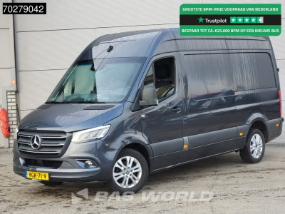 Mercedes-Benz Sprinter 319 CDI 3.0L V6 Automaat 190PK 3,5t Trekhaak LED Navi Airco Cruise Camera Parkeersensoren MBUX Carplay L2 10m3 Airco Trekhaak Cruise control
