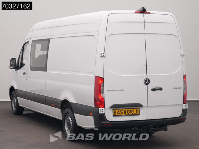 Mercedes-Benz Sprinter 319 CDI Automaat Dubbel Cabine 3,5t Trekhaak 190PK L3H2 Navi Airco Cruise Camera MBUX CarPlay Euro6 DC Doka Mixto L3 Airco Trekhaak Cruise control 6
