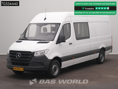 Mercedes-Benz Sprinter 319 CDI Automaat Dubbele Cabine L3H2 3,5t Trekhaak AC/Climate MBUX Navi Carplay Camera Cruise Euro6 L3 DoKa Mixto Airco Trekhaak Cruise control