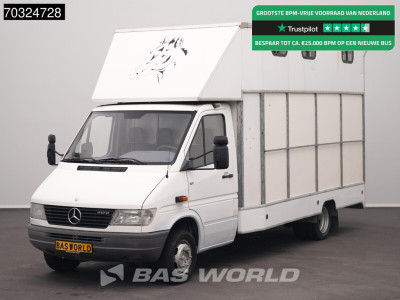 Mercedes-Benz Sprinter 412 D Dubbellucht Paardenwagen Horsetruck Pferdenwagen Veevervoer