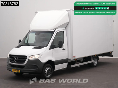 Mercedes-Benz Sprinter 514 CDI Automaat Dubbellucht Achterdeuren Bakwagen Airco Cruise Euro6 Meubelbak Koffer Airco Cruise control