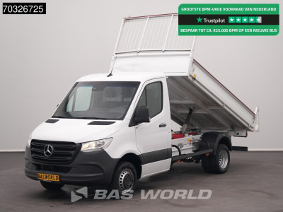 Mercedes-Benz Sprinter 515 CDI Dubbellucht 3,5t Trekhaak Kipper 150PK Airco Cruise Euro6 Tipper Benne Kieper Airco Trekhaak Cruise control