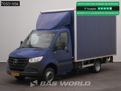 Mercedes-Benz Sprinter 515 CDI Dubbellucht Laadklep Bakwagen Zijdeur MBUX Airco LBW Koffer Meubelbak Airco
