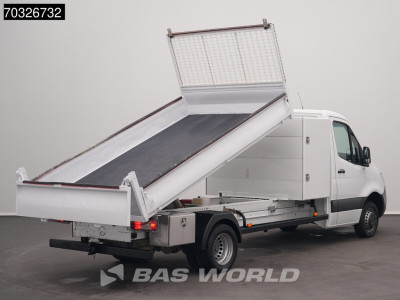 Mercedes-Benz Sprinter 515 CDI Kipper met Kist Dubbellucht 3,5t Trekhaak Airco Cruise MBUX CarPlay Euro6 Tippe Benne Kieper Airco Trekhaak Cruise control 3