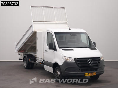 Mercedes-Benz Sprinter 515 CDI Kipper met Kist Dubbellucht 3,5t Trekhaak Airco Cruise MBUX CarPlay Euro6 Tippe Benne Kieper Airco Trekhaak Cruise control 8