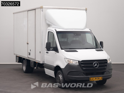 Mercedes-Benz Sprinter 515 CDI Laadklep Zijdeur Dubbellucht 150PK Bakwagen Airco MBUX CarPlay DHollandia Euro6 Meubelbak Koffer Möberkoffer Taillift LBW Airco 6