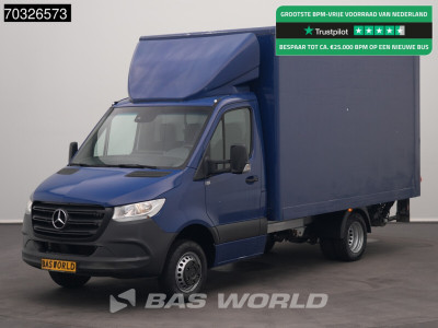 Mercedes-Benz Sprinter 515 CDI Laadklep Zijdeur Dubbellucht Bakwagen Airco Cruise DHollandia Euro6 Meubelbak Koffer Airco Cruise control