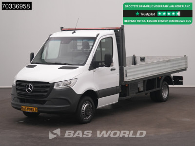 Mercedes-Benz Sprinter 515 CDI Open Laadbak Dubbellucht AC/Climate Cruise Euro6 Pickup Pritsche Cruise control