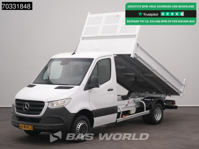 Mercedes-Benz Sprinter 516 CDI Automaat Kipper 3500kg trekhaak MBUX Airco Cruise Kieper Benne Open laadbak Tipper Airco Trekhaak Cruise control