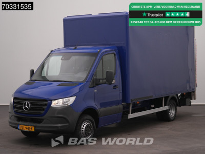 Mercedes-Benz Sprinter 516 CDI Automaat Laadklep Zijdeur Bakwagen MBUX Airco Cruise Meubelbak Koffer Dhollandia CarPlay Airco Cruise control