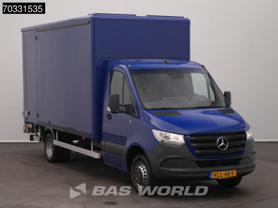 Mercedes-Benz Sprinter 516 CDI Automaat Laadklep Zijdeur Bakwagen MBUX Airco Cruise Meubelbak Koffer Dhollandia CarPlay Airco Cruise control foto 5