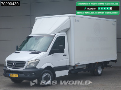 Mercedes-Benz Sprinter 516 CDI Laadklep Dubbellucht Bakwagen Airco APK 02-2026 Meubelbak Koffer 22m3 Airco