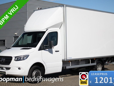 Mercedes-Benz Sprinter 519 1.9CDI 190pk Automaat | Navi Mbux10 | Geveerde stoel | DHollandia Laadklep 1000kg | Bakhoogte 2.3m | Zijdeur | Lease 1.201,- p/m