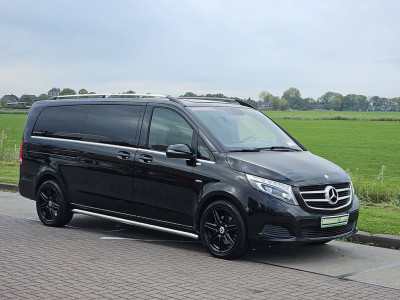 Mercedes-Benz V-KLASSE 250 CDI L3 dubbele cabine 5zits EURO6 dubbele schuifdeur leder trekhaak foto 5