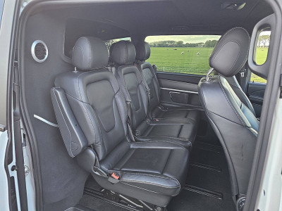 Mercedes-Benz V-KLASSE 300 CDI L3 XL Dubbele Cabine 4Mmatic AMG Night-Pakket Burmester Elektrische Zijdeuren Trekhaak Leer 236PK! foto 12