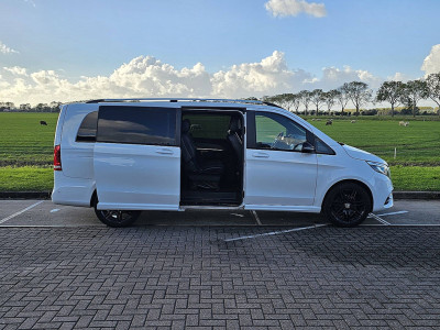 Mercedes-Benz V-KLASSE 300 CDI L3 XL Dubbele Cabine 4Mmatic AMG Night-Pakket Burmester Elektrische Zijdeuren Trekhaak Leer 236PK! foto 14